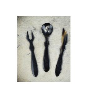 Cuerno Ensalada Fideos Tenedor Cuchara para Cuerno para Cuchara para Uso Hecho a Mano para Life Cuchara Diseño con Producto de Venta - Product Image 3