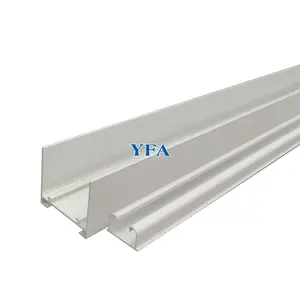 Honeycomb Blinds Aluminum Rail Tracks Curtains Rail Track For Curtain