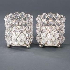 Meilleure qualité cristal/métal photophore supports votifs pour la maison événement fête table décorative ronde bougie votive - Product Image 3