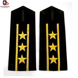 Export Quality <b>Sew</b>-<b>On</b> Embroidered Shoulder <b>Patches</b> Made with Premium Canvas Fabric Fine Threadwork Reliable for Sale - Product Image 1