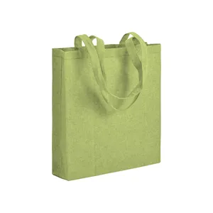 Borse Tote in Cotone Riciclato Melange, Gadget Promozionali Sostenibili Stile Shopper - Product Image 1