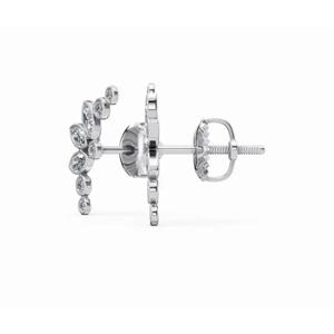 Boucles d'oreilles de créateur en or 18 carats de haute qualité, avec diamants éternels en forme d'arc, taille ronde et marquise, bijoux de laboratoire cultivés, vente en gros B2B, exportation - Product Image 6