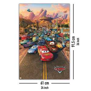 Póster de Lona con Diseño Moderno de Autos para Decoración de Pared - Product Image 2