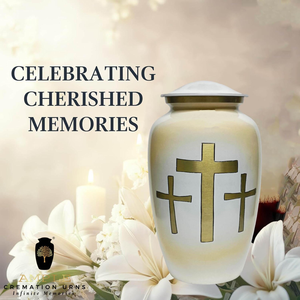 Urnas de cremación recubiertas Meena elegantes, recuerdo hecho a mano y urnas de tamaño adulto, Memorial duradero a prueba de fugas para cenizas - Product Image 5