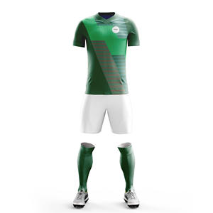 Ensemble d'uniformes de football personnalisés pour les équipes professionnelles |   Tailles pour hommes, femmes et jeunes |   Vêtements de sport légers et à séchage rapide en gros - Product Image 1