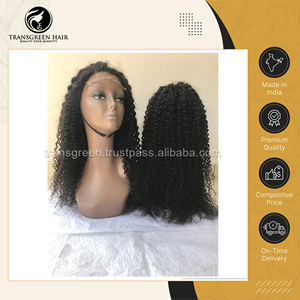 100% Raw sin procesar profundo rizado 4x4 Cierre peluca extensión de cabello humano sin procesar de origen de la India fabricante para la venta - Product Image 3