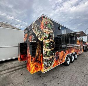 Camion de nourriture mobile de haute qualité personnalisé vente en gros de mariage remorque chariot de concession mobile snack en vente - Product Image 2