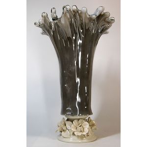 Tammaro Home vase en verre italien de haute qualité avec porte-fleur de pied brillant Capodimonte décoration de la maison chanceuse - Product Image 2