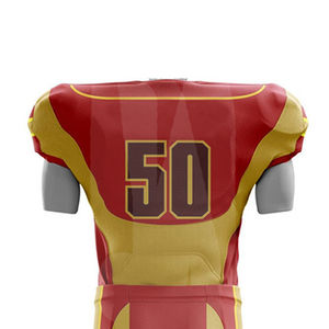 Conjunto de Uniforme de Fútbol Americano Sublimado de Secado Rápido, Diferentes Estilos, Color Liso, Servicio OEM - Product Image 5