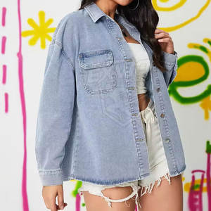 Chemise en jean pour femme en coton respirant à séchage rapide, confortable, prix abordable, usage décontracté, quantité en gros - Product Image 5