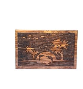 Urne en bois pour cendres humaines Crémation personnalisée pour les cendres Arbre de vie Urne en bois pour maman et papa - Product Image 5