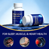 Complément de glycinate de magnésium 1500 mg en capsules – Favorise la récupération musculaire, l'équilibre énergétique, la qualité du sommeil – Nutrition – Usine OEM