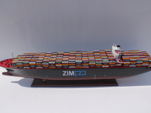 Gia Nhien Fabricant Approuvé Conception Personnalisée quantité minimale de commande Basse Navires Commerciaux Zim New York MODÈLE DE BATEAU EN BOIS _ ARTISANAT EN BOIS - Product Image 4