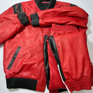 Costume en cuir pour homme de qualité supérieure, ensembles 100% coton pour le jogging, respirant, logo personnalisé, vêtements décontractés au meilleur prix - Product Image 4