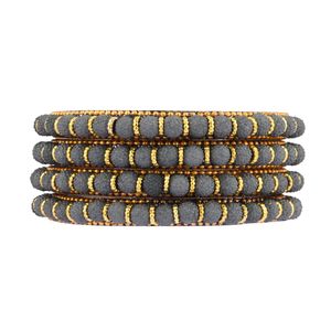 Joyería de fabricante indio, brazalete tradicional chapado en oro, joyería de Moda Para Boda nupcial, conjunto de pulsera de brazalete indio para mujer - Product Image 1