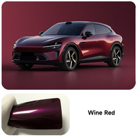 Película Protectora de Pintura (PPF) de TPU Color Negro Rosa Premium, Alto Brillo, Auto-Reparable, para Envoltura de Automóviles, Garantía de 5 Años