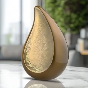 Urne pour cendres en laiton personnalisée OEM pour adultes de qualité supérieure adaptée aux maisons funéraires, aux églises et aux familles - Product Image 3