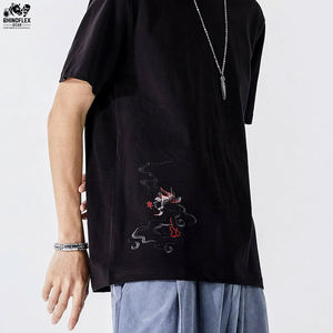 Camisetas Bordadas Personalizadas de Alta Calidad para Hombre, Nuevo Diseño, Estilo Ringer, Ropa Casual Deportiva, Transpirable - Product Image 3