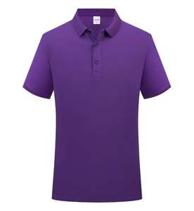 Nouveau T-shirt d'affaires d'été personnalisé Polo à manches courtes pour hommes Revers Leisure Solid Color Fashion Embroidery T-shirt pour hommes - Product Image 3