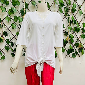 Camisa Ligera de Alta Calidad con Botones para Mujer, Ideal para Días de Primavera, Vacaciones en la Playa y Citas Casuales en Grandes Cantidades - Product Image 1