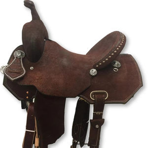 Meilleure vente selle en cuir américain selle de cheval anglais occidental produits d'équitation en cuir véritable équipement équestre équin - Product Image 1