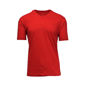 Service OEM, fabrication en usine, t-shirts pour hommes grande taille, tendance, col en V uni, t-shirts décontractés élégants à manches courtes pour hommes de BD - Product Image 5