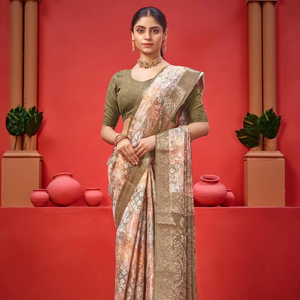 Pure Soft Kanchivaram Pethani Silk Saree Party Wear Dress pour adultes pour Salwar Lehenga Choli Style pakistanais - Product Image 1