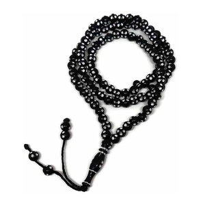 Oferta Especial: Tasbih Islámico Personalizado con Nombre de Alá Impreso, Diseño Moderno, Cuentas de Coral Genuinas 100% Lisas - Product Image 3