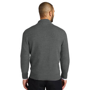 Super Heavyweight 1/4-<b>Zip</b> Pullover Sweatshirt Graphite Heather <b>Quarter</b>-<b>Zip</b> Merino Wool Sweater - Product Image 5