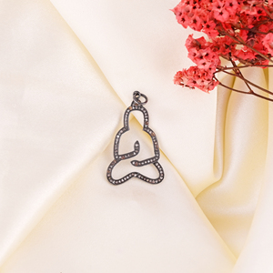 33x22MM จี้พระพุทธรูปเพชรปูเงินสเตอร์ลิง - Product Image 2