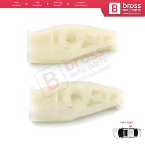 Clips de Reparación para el Regulador de la Ventanilla Trasera Derecha BWR794 para Megane MK1, New Beetle 1Y7, 206 2D, 2 Puertas, CC, Coupé, Cabrio - Product Image 2