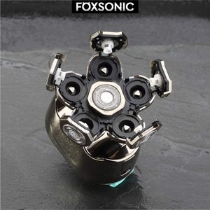 Cabezal de Repuesto para Afeitadora Eléctrica con 6 Cuchillas, Recortadora Rotativa para Cara y Cuerpo, Lavable - Product Image 2