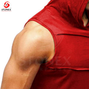 Gilet de musculation sans manches à capuche pour hommes Gilet de fitness à séchage rapide Sweat à capuche d'entraînement sportif respirant - Product Image 6