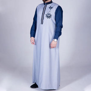 Jubbah Thobe pour hommes personnalisé 2026, décontracté, en polyester, dernier design, haute qualité, prix de gros - Product Image 3