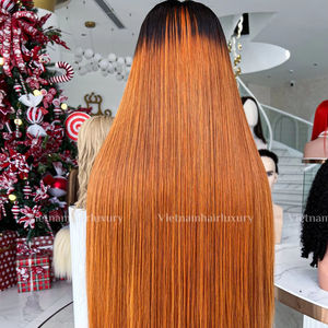 De 8 pouces à 32 pouces Os Droite Perruques VietNam Cheveux Humains Avant de Lacet Perruque Remy Dentelle Perruques Cheveux Humains Naturels - Product Image 1