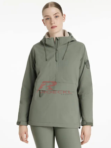 Chaqueta de montar a caballo para mujer al por mayor construcción sin costuras tejido técnico regulador térmico movimiento flexible elegante - Product Image 4