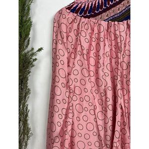 Vintage Soie Recycle Sari Boho <b>Pyjama</b> Cordon Style with Wide Legs Comfortable Nightwear and Beach Clothing - Product Image 2