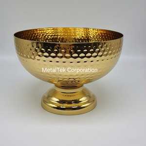 ชามผลไม้โลหะทุบสำหรับตกแต่งบ้านหรูหราโบราณสีดำสำหรับวางกลางมีสไตล์และใช้งานได้จริง - Product Image 5