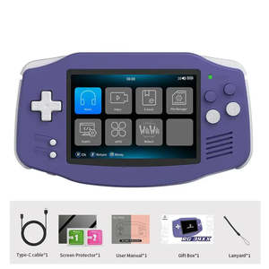 เครื่องเล่นเกมพกพาคลาสสิคย้อนยุคขนาด 3.4 นิ้ว พร้อมหน้าจอ IPS รองรับการเชื่อมต่อ WI-FI สำหรับการเล่นเกม - Product Image 4