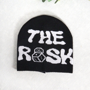 Gorros de Punto Personalizados al por Mayor, Gorro de Calavera con Letras Jacquard Coloridas y Atrevidas, Gorro Unisex de Moda Urbana, Proveedor y Fabricante - Product Image 5