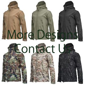 Conjunto de Dos Piezas Unisex Hecho a Medida, Uniforme Táctico Impermeable, Cortavientos, Transpirable, Traje de Caza de Carcasa Suave, para Senderismo, Pesca, Invierno - Product Image 6