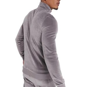 Venta al por mayor Unisex Chándal Neopreno Pullover Blank Plain Sweatsuit flaco y pantalones de chándal Set Sweatsuits Hombres - Product Image 2