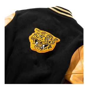 Veste Letterman de qualité supérieure au tarif de gros pour hommes, patch de broderie de coupe régulière, veste de baseball universitaire pour hommes - Product Image 3