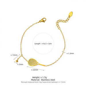 Trendy Waterproof and Tarnish Free 316l Stainless Steel Tennis Wholesale Custom 18k Gold Plated Fine Jewelry Set for Women - Product Image 5