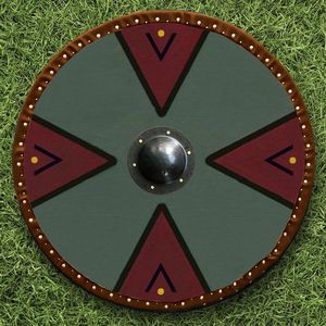 โล่ไวกิ้งยุคกลางสไตล์วินเทจใช้งานได้เต็มรูปแบบยุคกลางขายสูงโล่ที่แข็งแกร่งสําหรับโล่ต่อสู้สําหรับการตกแต่งบ้าน - Product Image 4