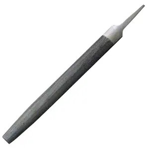 Fileira meia redonda de 8" - Corte bastardo, dentes de corte duplo, feita de aço de alto carbono, filtro sem alça, adequado