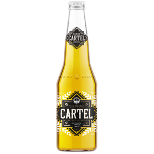 Cerveza Mexicana Lager Senor Cartel Estilo Champagne Ligera Pasteurizada 0.33L Botella de Vidrio Enfriada 4.6% ABV Mejor Disfrutada Fresca - Product Image 1