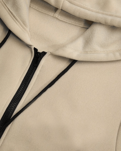 2024 marque hiver hommes survêtement 2 pièces ensemble sweat pantalons de survêtement fermeture éclair à capuche vêtements de sport décontractés 100% coton séchage rapide - Product Image 4