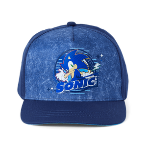 Casquette de baseball Sonic de style américain pour garçons, casquette en nylon multi-imprimée, visière plate, logo personnalisable, sportive et formelle, taille S/M (4-7 ans) - Product Image 1