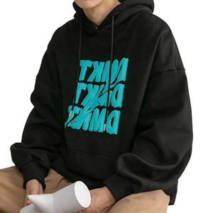 Cómoda, cálida, transpirable, ligera, Relax Fit, Sudadera con capucha estampada abombada durante todo el año, Sudadera con capucha térmica personalizable para viajes - Product Image 2